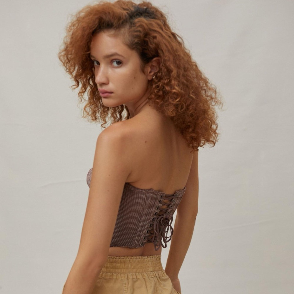 Urban Outfitters Out From Under Velvet Corset